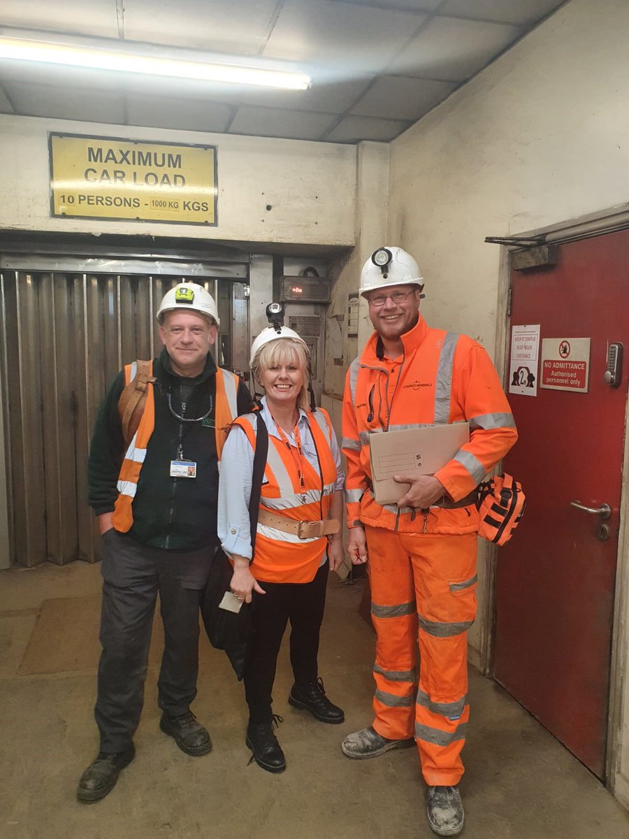 🚨: BREAKING NEWS!

Regional Organiser & Equality Officer, Maria Almond, shares a statement and images from a fantastic day meeting our reps and members underground at Compass Minerals (otherwise known as Salt Union or Deepstore), in Winsford!

#MakeWorkBetter 💪 #JoinAUnion 🪧…