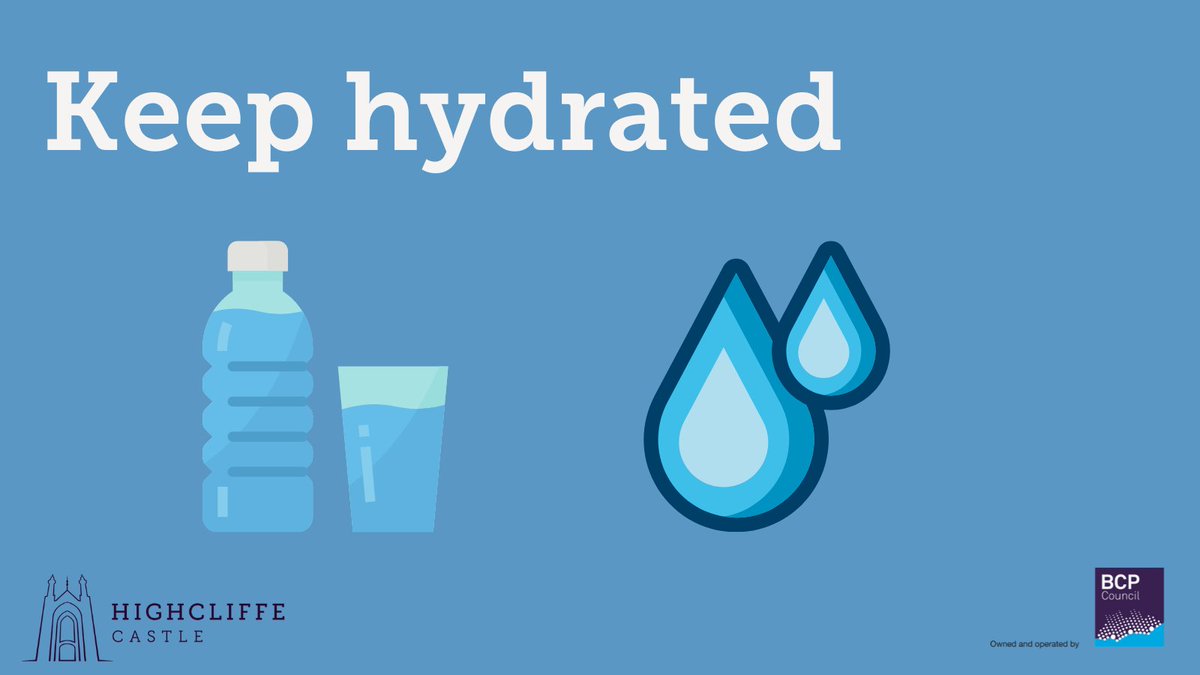 HighcliffeC's tweet image. Its hotter weather season &amp;amp; we would like you to enjoy your visit to the Castle site but please stay safe &amp;amp; follow the advice.
#staysafeinthesun #takecare #lookaftereachother