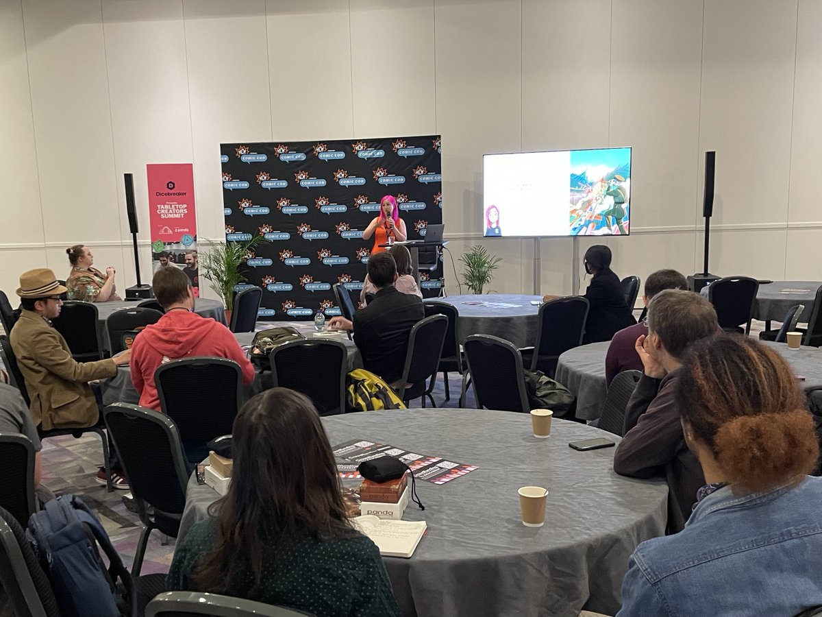 Our final Tabletop Creators Summit talk of the morning is Emily Neat, head of marketing for <a href="/OspreyGames/">🎲 Osprey Games ➡️ Dragonmeet Tables E3&4</a>, sharing her expertise on marketing and PR for games creators!