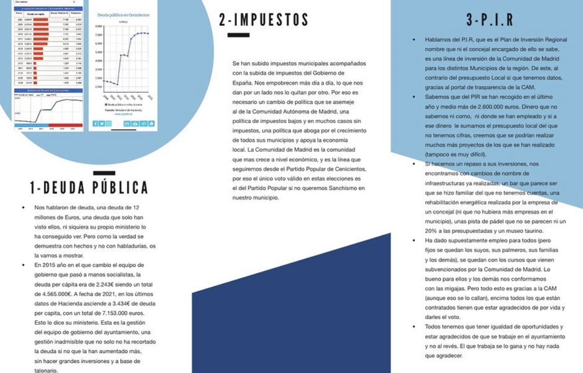 Hablemos de cuentas…hablemos de números 

#PartidoPopular #Cenicientos #Cuentas