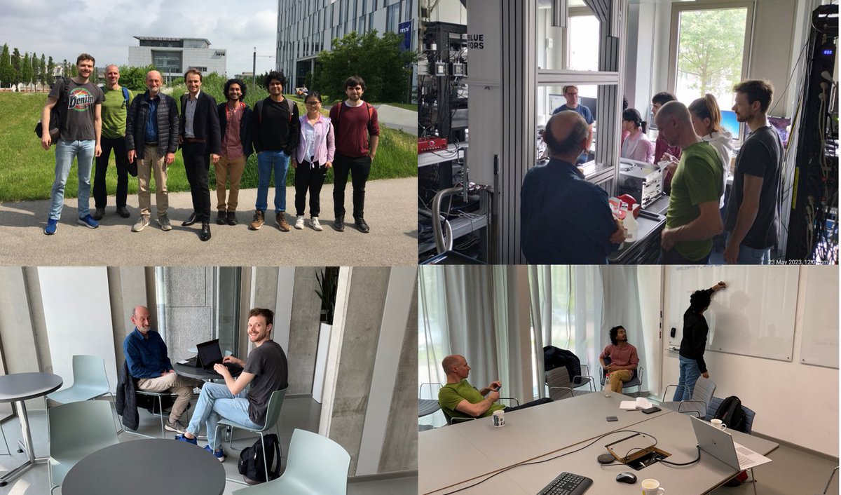 Some impressions from our Team’s workshop, which everyone greatly enjoyed. Big thanks to Stefan Filipp and his group at Walther-Meißner-Insitute in Munich for providing an exciting lab visit, for hosting us, and for vital discussions.