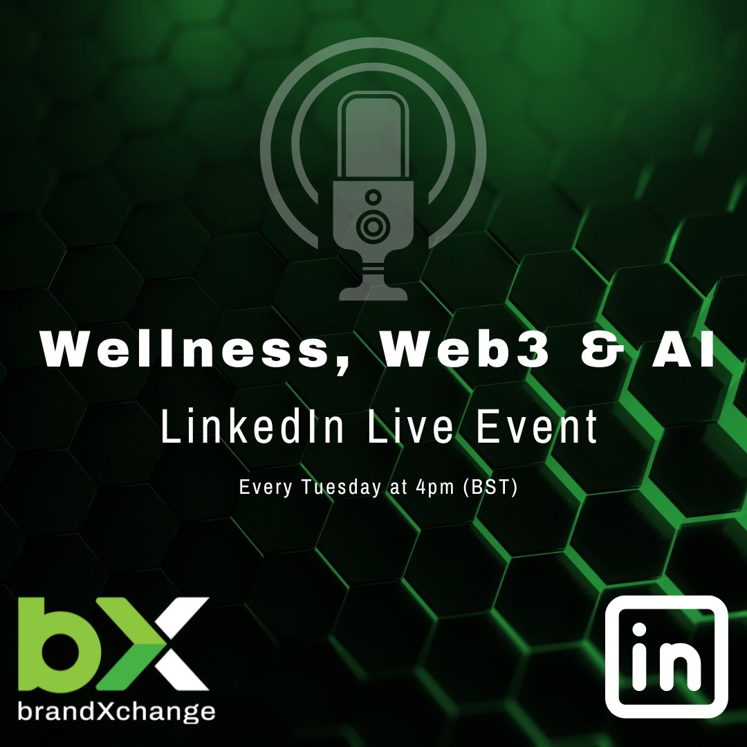 🗣️Exciting announcement incoming!

Every Tuesday we will now be hosting a live LinkedIn event called ‘Wellness, Web3 &amp; AI’🌐

Join the event today: linkedin.com/events/wellnes…