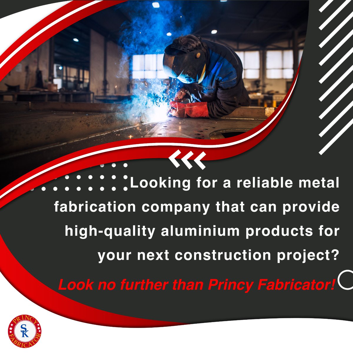 PrincyFab's tweet photo. ✨ Crafting Aluminum Marvels ✨ Our metal fabrication company specializes in all things aluminum, creating stunning and durable masterpieces that elevate spaces. 
.
.
#fabrication #aluminiumfabrication #aluminium https://t.co/JtmSXuwVmO