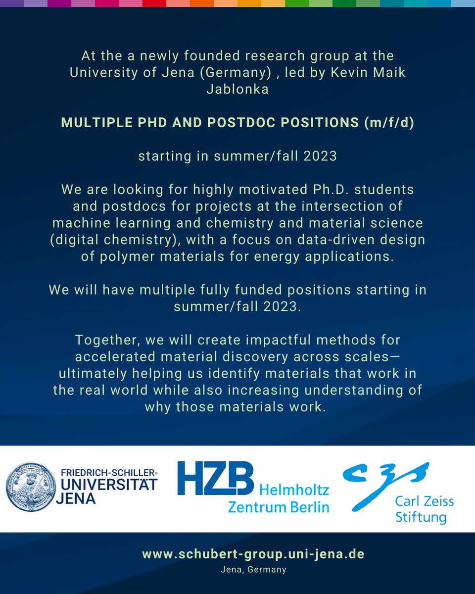 The Schubert Group - University of Jena tweet media