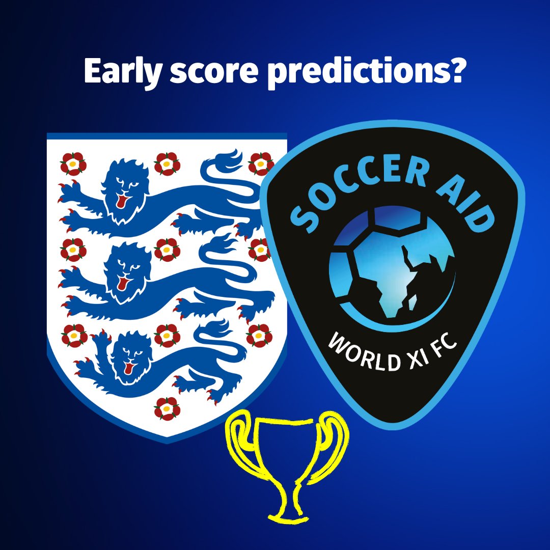 Soccer Aid on Twitter "Who's taking home the win at this year's Soccer