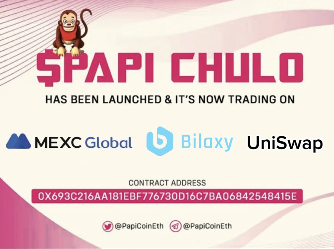 tgo1900's tweet photo. @Mark_Crypto_off #papi #mexc #bilaxy #uniswap https://t.co/JK3H2D71Eq