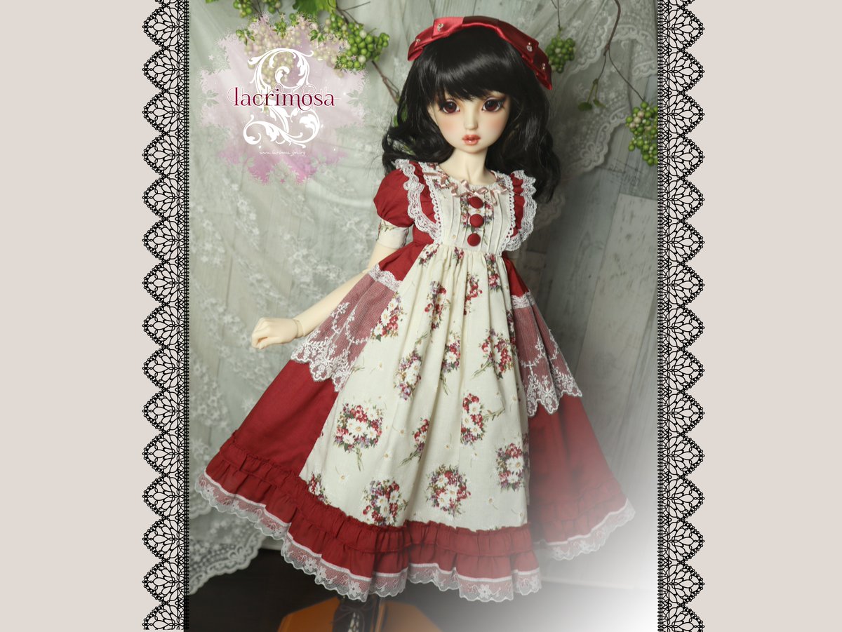 doll_lacrimosa's tweet photo. 【SHOP販売】受付期間：現在～5月29日（月）22時締切り
＜即納品／受注（若干数）＞
SD, SD13女の子, SDGr女の子対応サイズ
・＜三色展開＞薔薇柄×水色、花柄×真紅／黒
・＜SD男女共有デザイン＞ベージュ
商品詳細や追加画像はSHOPをご覧下さ���。よろしくお願い致します✨
https://t.co/CecosJSsnv https://t.co/FoIETuTruI
