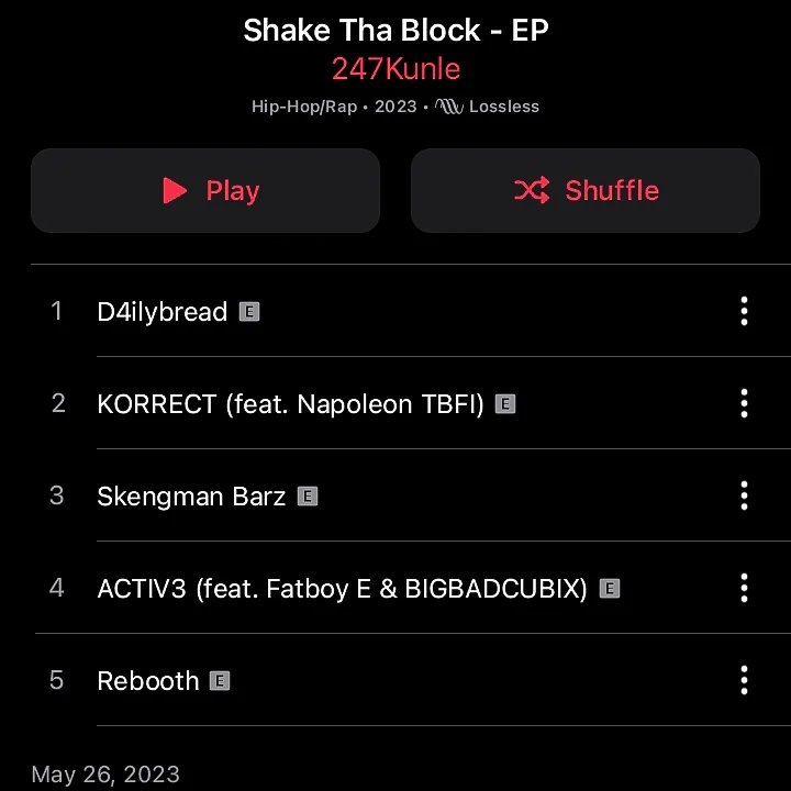 247kunle's tweet photo. You can listen to it now on all streaming platforms. Thank you for your continued support and I hope you love it as much as I do! 

https://t.co/oRCzC3KX5e

#newmusicFRIDAY #shakethablock #247kunle https://t.co/LqqWY0nv10
