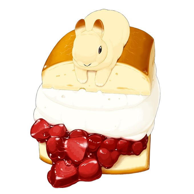 「animal dessert」 illustration images(Latest)