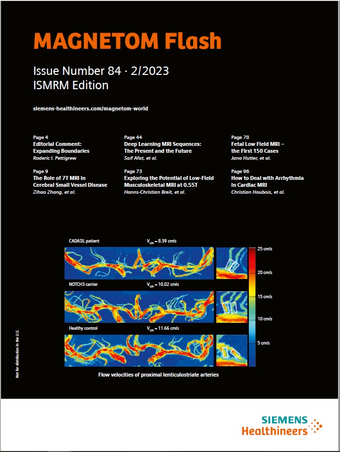 Out now: #ISMRM23 edition of MAGNETOM Flash.
This edition is testament to the effective #collaboration between scientists in academia and industry. Enjoy this issue at …ng.webassets.siemens-healthineers.com/ea6a3db7e6a111…
#magnetomworld #SiemensHealthineers #FreeMax  #deeplearning #AI #lowfield #UHF