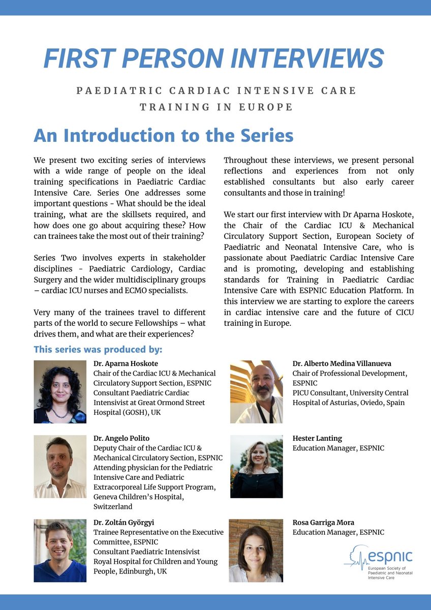 ESPNIC_Society's tweet photo. 📢The CICU First Person Interview Series is back! 💃🏻
We are excited to release Season 2 involving interviews with experts in stakeholder disciplines and a strong focus on supporting early career professionals.  
Look out for episodes on Fridays starting 2nd June‼ https://t.co/xJycUEHQ7Q