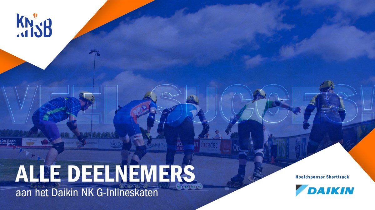 Morgen gaat de 4e editie van het Daikin NK G-Inlineskaten van start in Rijssen. Het belooft een mooie dag met veel enthousiaste deelnemers te worden bij <a href="/SSVRijssen/">SSVRijssen</a>  Wij wensen alle sporters veel succes.
Meer informatie over deze wedstrijd is te vinden op: ap.lc/uRa0S