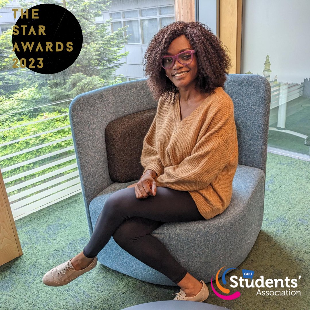 We've got another special @GCUstudents STAR Awards feature for you 🏆 Congrats to Osinachi Sarah Agamanu who won the Lindsay Leadership Award for her work with the British Heart Foundation and Student Leaders Programme 👏 Find out more ➡️ shorturl.at/enG26