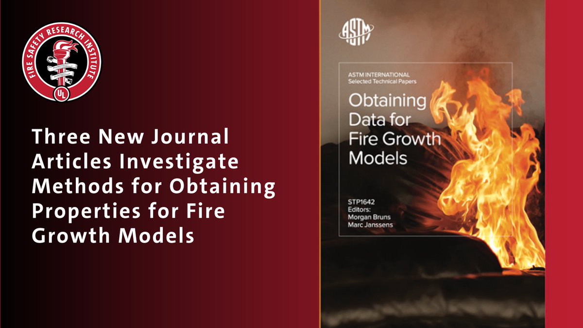 Fire Safety Research Institute on Twitter "FSRI's recently published