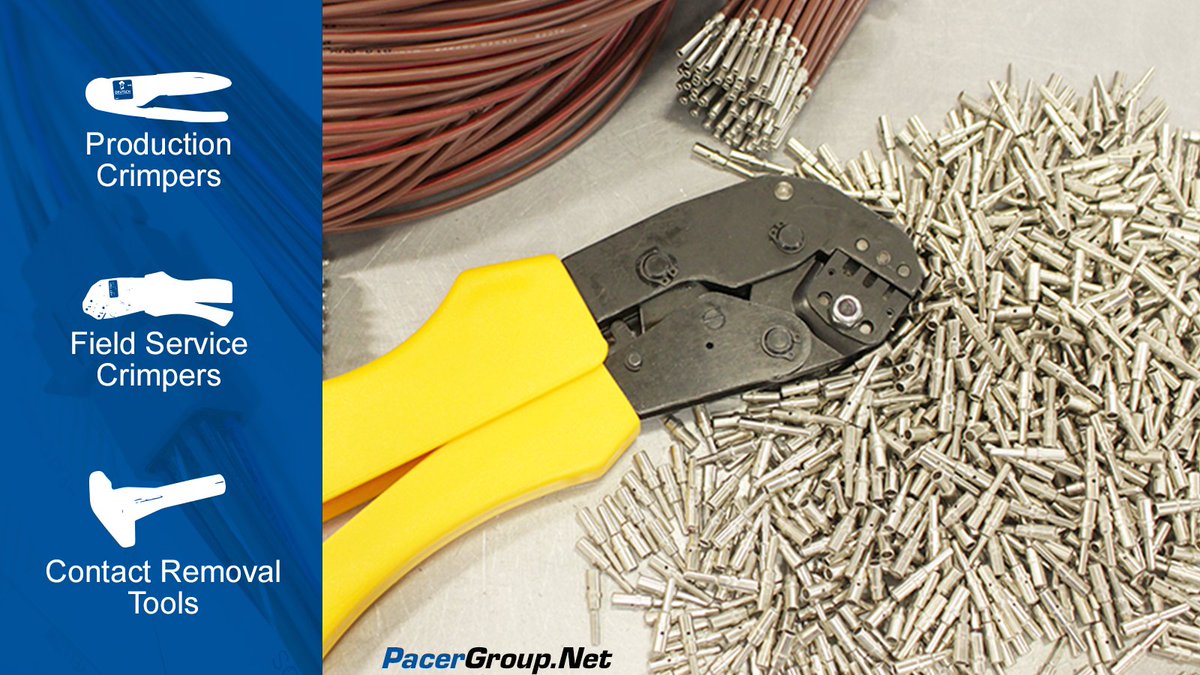 Whether you are looking for production crimpers, field service tools, or contact removal tools, Pacer has the highest-quality equipment you'll find. 

Shop now & find the tools you've been looking for. 

#TopQuality #MarineElectrical #MarineWiring #MarineRepairs #MarineIndustry