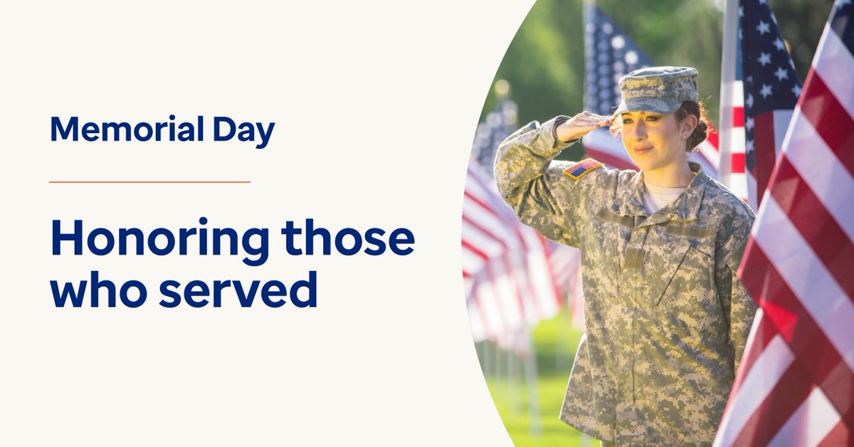 Today we remember fallen heroes who sacrificed their lives in service. We hope you have a happy and safe Memorial Day weekend!