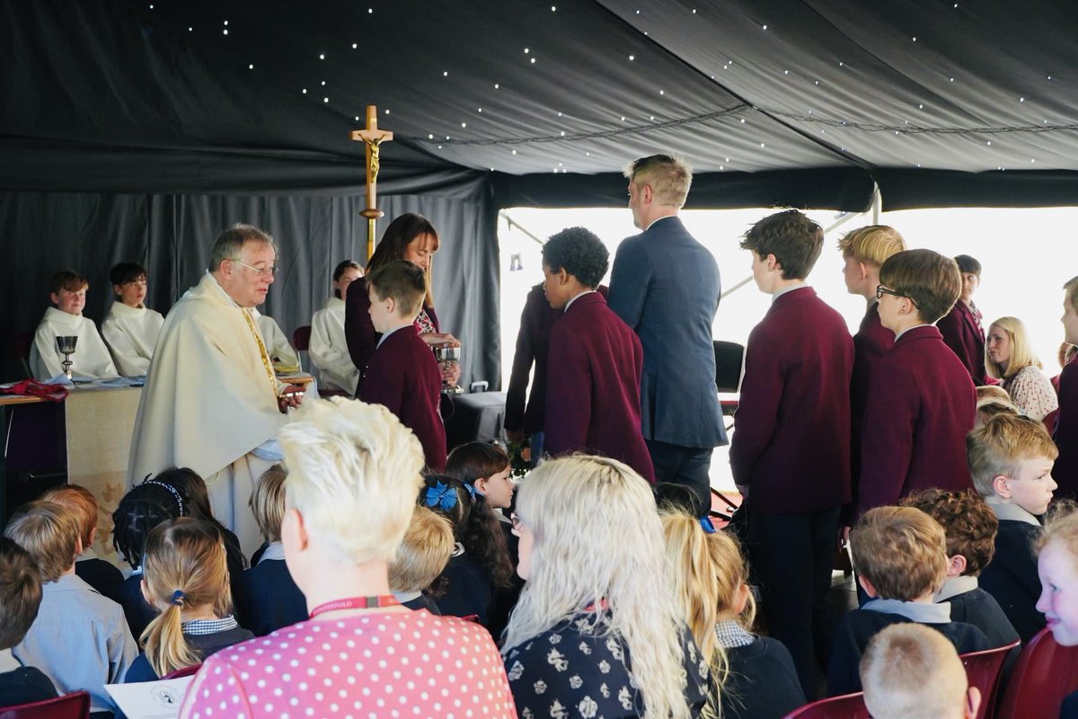 winterfoldhs's tweet photo. Our special Centenary Mass was held in the marquee this morning. #WinterfoldCentenary #100YearsofWinterfold #TheWinterfoldWay https://t.co/62RwiHhrLZ