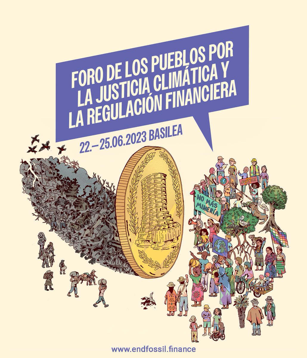 A finales de Junio se llevara a cabo el Foro por la #JusticiaClimática y financiera de los pueblos indígenas en Basilea ✊️🗺

#EndFossilFinance
👉 endfossil.finance