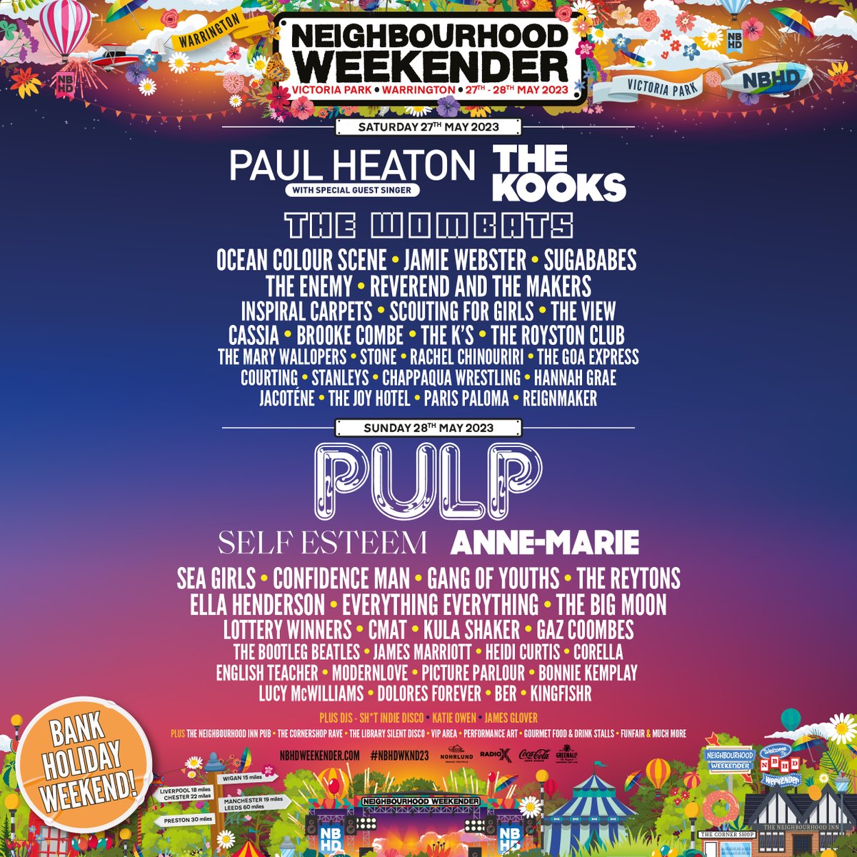 As a thank you, and a small amount of help during the cost of greed crisis, Paul is leaving some money behind the bar at a few local pubs in Warrington so that some of you attending <a href="/nbhdweekender/">NBHD Weekender</a> this weekend can have a drink on him....(click on attached image for more info)