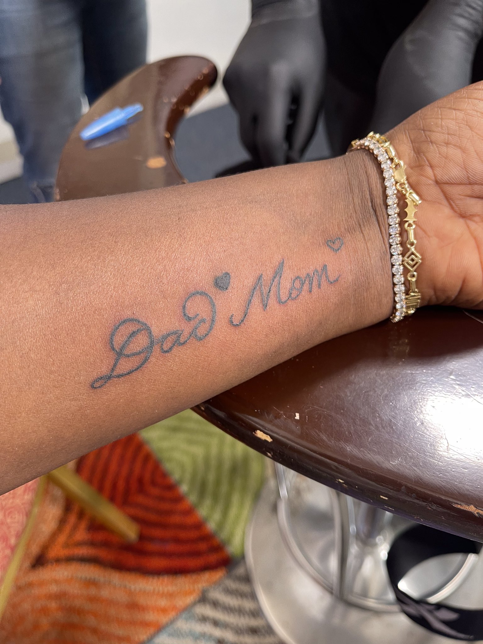 Mom Dad tattoo by : Sachin at... - Sachin tattoos art gallery | Facebook