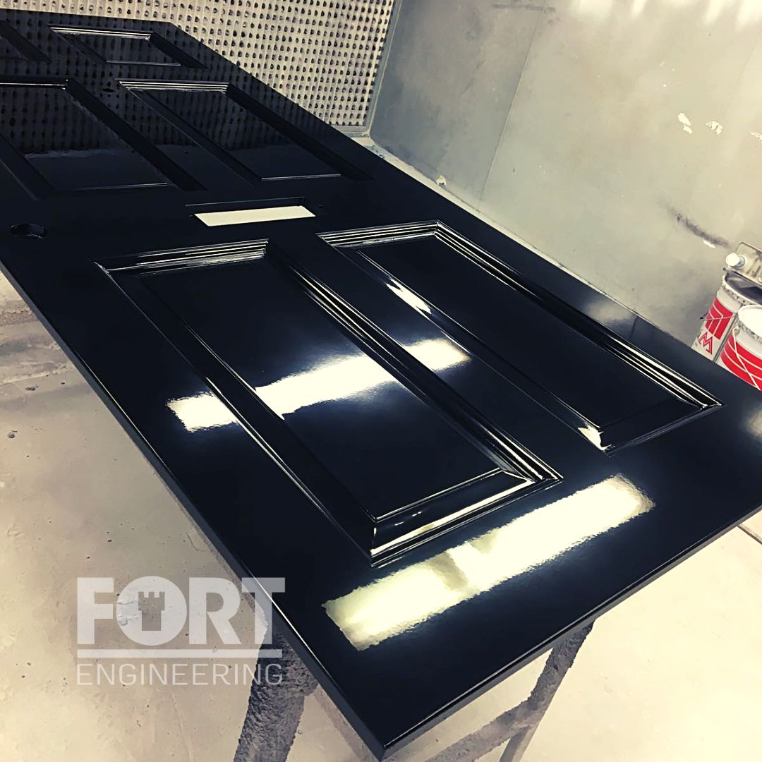 Our #doors are designed to provide superb protection from break-ins, fire, smoke, sound, and ballistic weapons.

Any material or paint can be used on the door; stained or unpainted woods, stainless steel, gloss, matte or even fluorescent colours.