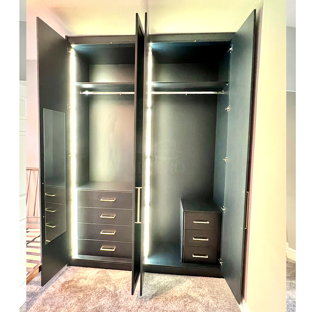 Effortlessly stylish and functional, our fitted shaker door wardrobe seamlessly integrates a home office and bedside.

Book a free showroom or home design visit today

Call us at 07985355647 or 02034883347

metrowardrobes.co.uk/shakerstyle/

#HomeOfficeGoals #FunctionalFurniture