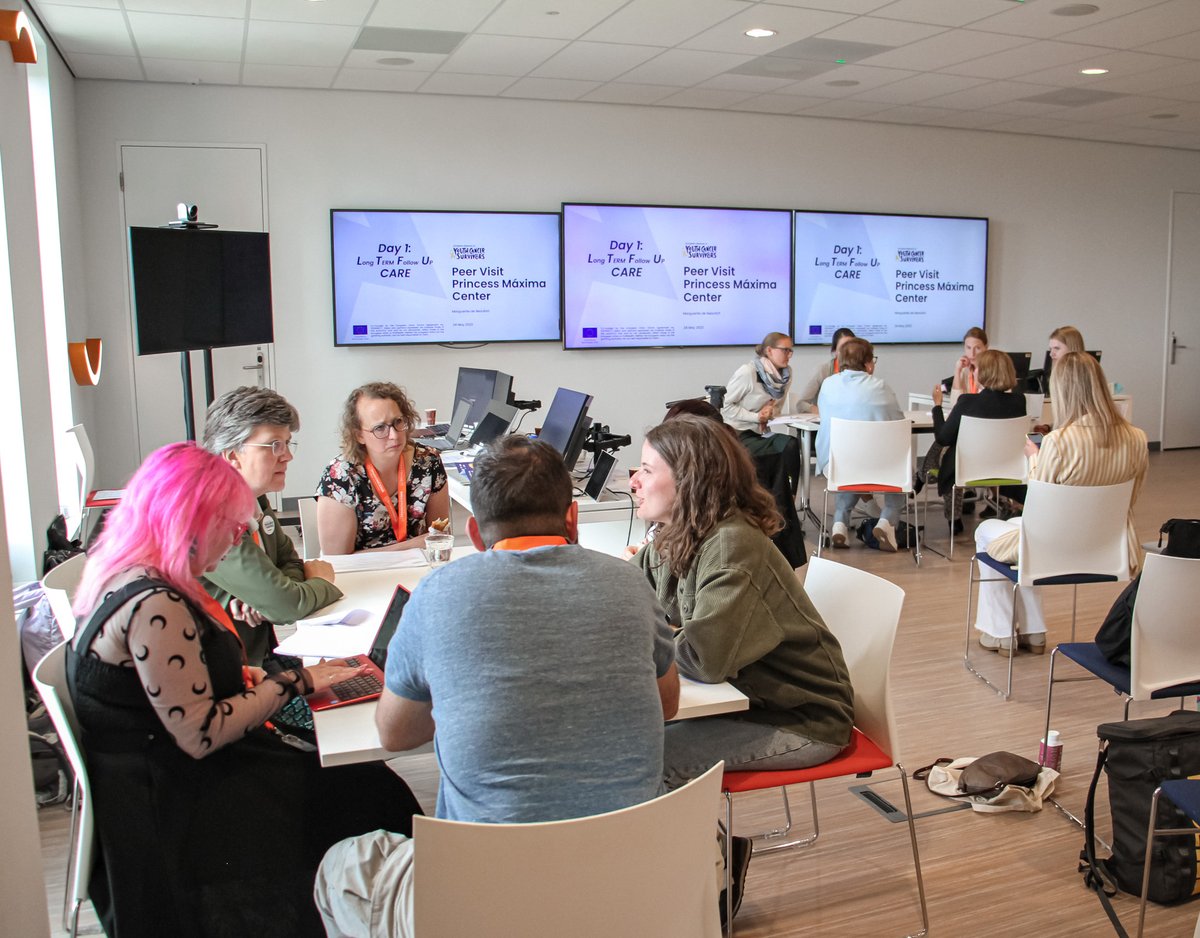 youthcancereu's tweet photo. 🏥 The #PeerVisit in Utrecht is officially done! Thank you to the participants for the fruitful & insightful 2 days & Princess Máxima Center for hosting us!🙏🏽
➡️ See you at the next Peer Visit in Barcelona (Sant Joan de Déu) on the 20-21 June 2023. 🇪🇸
#EUCAYASNET #EUCancerPlan https://t.co/yn8chzSw2I