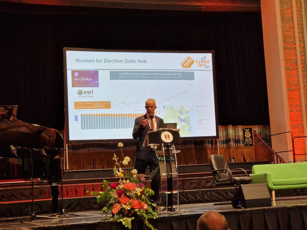 AIRO_MU's tweet photo. In collaboration with @women4election we have just launched the new Women for Election Data Hub. https://t.co/q0jiRKEdOx Fantastic event this morning in Cork City Hall @EsriIreland @Esri @ArcGISHub @MU__SSI #CountHerIn #mapsmakesense https://t.co/yDxEm3IrlS https://t.co/3IalCtum4n