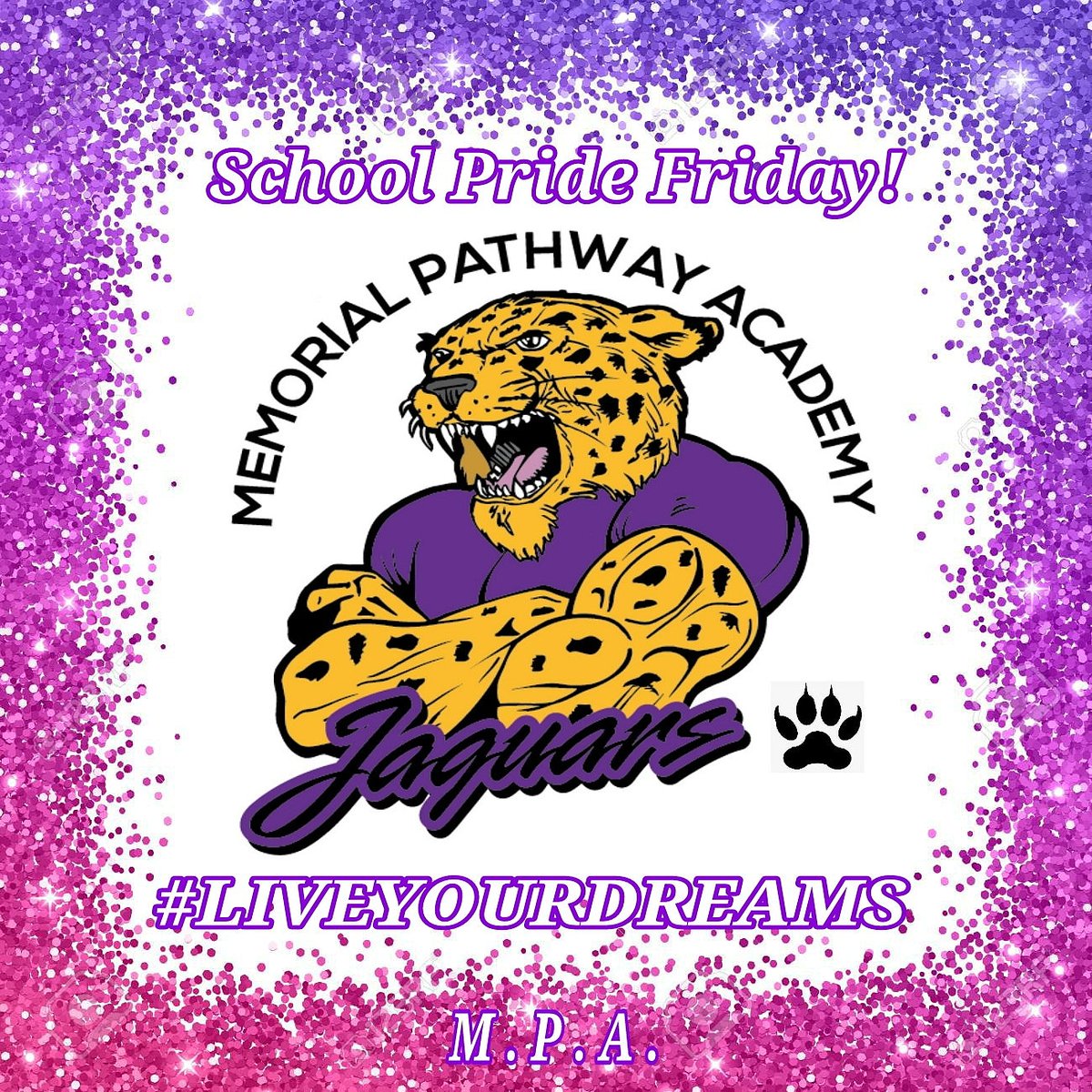 #MPAJAGS 
continues to #shiftintohighgear with SCHOOL PRIDE FRIDAY 
wear your colors & post on social media
#GANAS   @LainieRowell @UnlockTheMiddle @PrincipalKafele @ShekaHouston @DonEppsEDU @LiviaChanL @edessentials_ @SecretSauceEDU @DarrinMPeppard @davidarencibia @txascd @NASSP