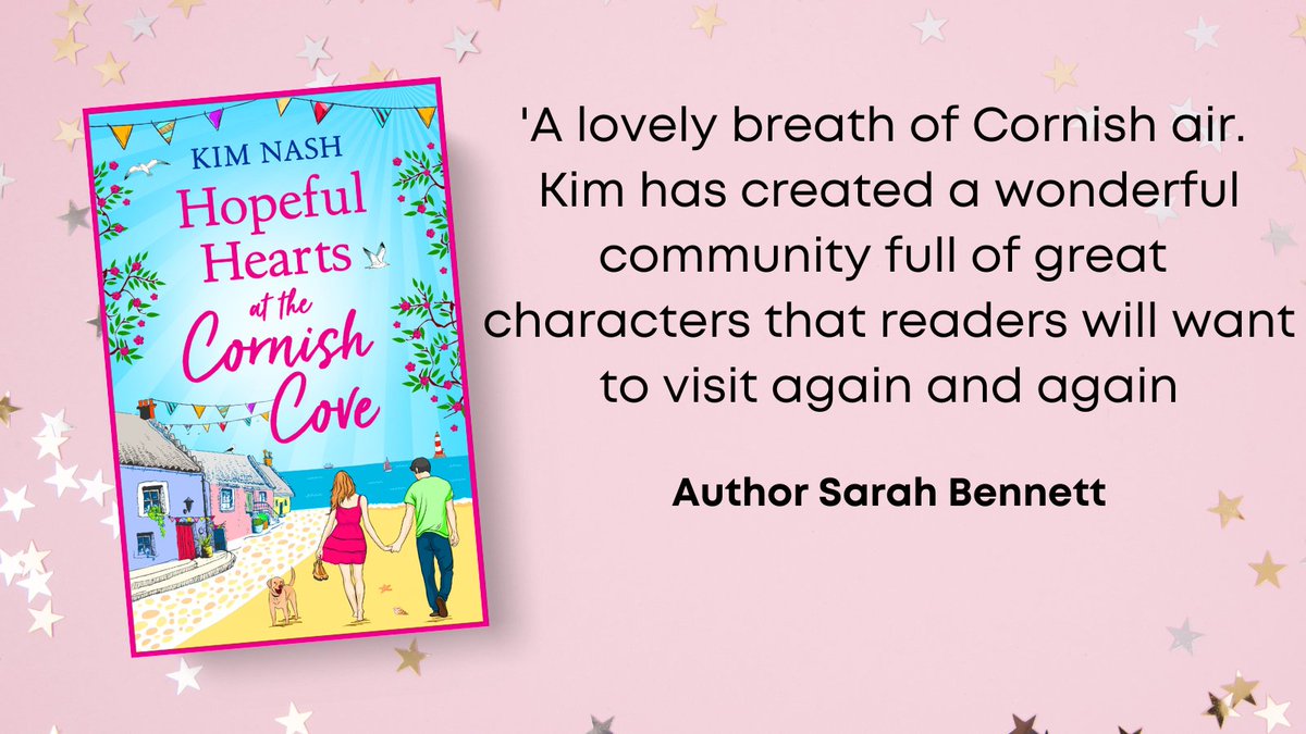 Huge thanks to @Sarahlou_writes for her fabulous review for Hopeful Hearts at the Cornish Cove. UK: amzn.to/3Yr7Q7u US: amzn.to/3RMdPSb