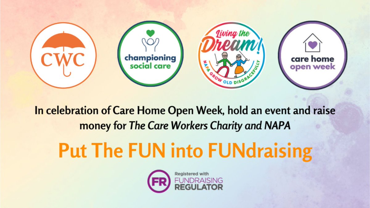 National Care Forum (@ncfcareforum) on Twitter photo #CareHomeOpenWeek promises to be lots of fun š„³! <a href="/CareWorkersFund/">The Care Workers' Charity š§”</a> and @NAPAlivinglife are asking care homes to turn that fun into FUNDraising and try to raise Ā£100 each to help #care #workers and #activity #providers. Visit ow.ly/W2J450OxCC9 to find out more #fundraising #CareHomeOpenWeek promises to be lots of fun š„³! <a href="/CareWorkersFund/">The Care Workers' Charity š§”</a> and @NAPAlivinglife are asking care homes to turn that fun into FUNDraising and try to raise Ā£100 each to help #care #workers and #activity #providers. Visit ow.ly/W2J450OxCC9 to find out more #fundraising