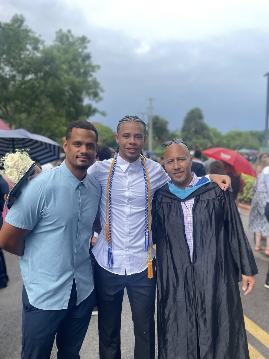 CoachCrarey's tweet photo. Big congrats to @JeremyArnum1 for graduating from @GulliverPrep_ this week. The 6โ5 silky smooth freshman is going to have a great career with @STU_MBasketball big love to @just1justin305 for finding us this ๐ https://t.co/tCq6vgJKSJ