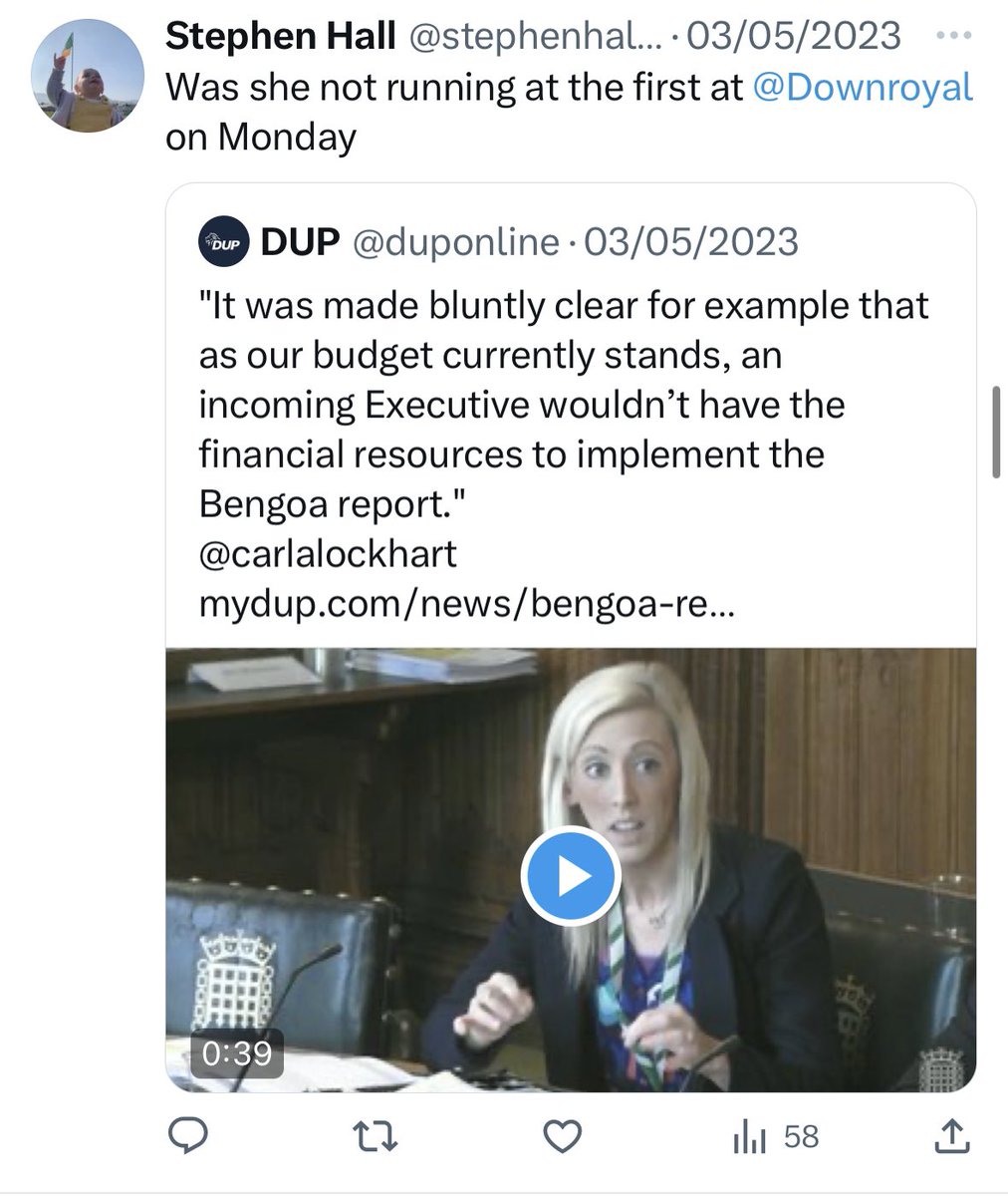 Carla Lockhart MP tweet media