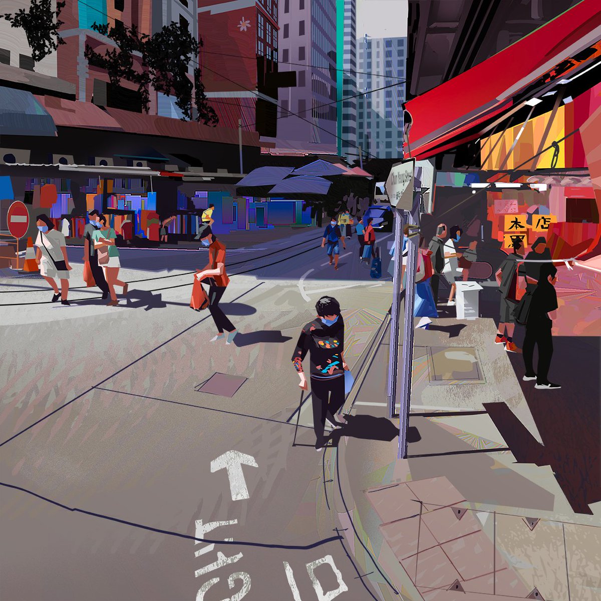 youpiemonday's tweet photo. #maysketchaday 26 Somewhere in Hong Kong (part 3)
#heavypaint #photoshop #mapcrunch #backgroundpainting #illustration #digitalpainting https://t.co/u4zYwJ9veV