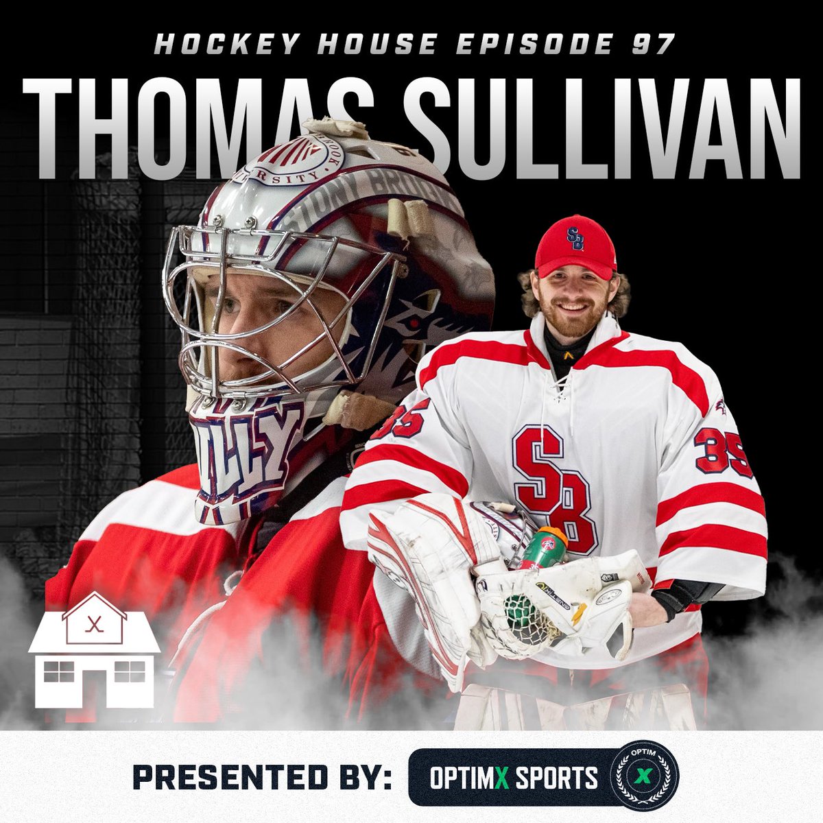 Hockey House (@hockeyhousepod) on Twitter photo Episode 97 is out! 🐺
Former <a href="/SBUHockey/">Stony Brook Hockey</a> goalie <a href="/TSully35/">Thomas Sullivan III</a> joins the show just in time for Memorial Day Weekend. 🇺🇸
Now available on Spotify and Apple Podcasts. Link in bio. 🎙️ Episode 97 is out! 🐺
Former <a href="/SBUHockey/">Stony Brook Hockey</a> goalie <a href="/TSully35/">Thomas Sullivan III</a> joins the show just in time for Memorial Day Weekend. 🇺🇸
Now available on Spotify and Apple Podcasts. Link in bio. 🎙️