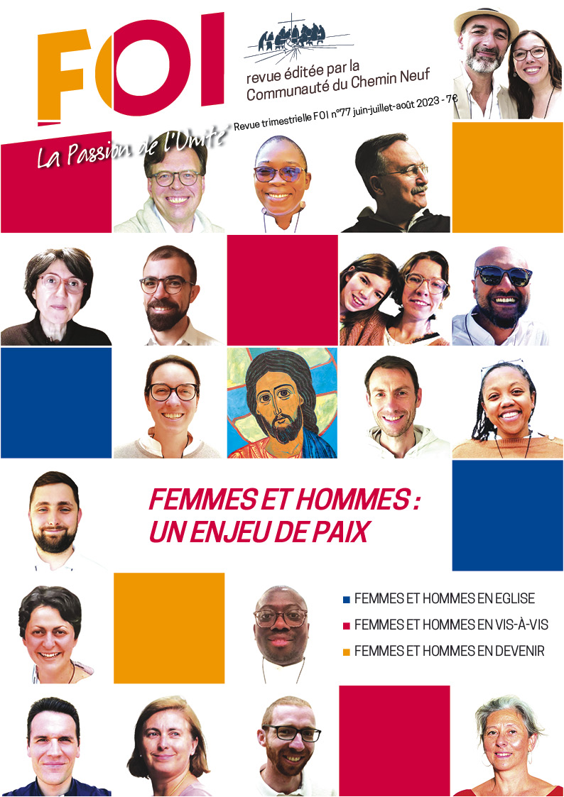 Chemin_Neuf_fr's tweet photo. Le dernier numéro de la revue FOI est sorti ! Il interroge la relation homme-femme aujourd'hui, ses enjeux d'unité et d'altérité dans notre vie en Eglise et dans la société. Découvrez par exemple cet article passionnant du théologien Luca Castiglioni : https://t.co/30NHm47Ept https://t.co/maESLkF3u1