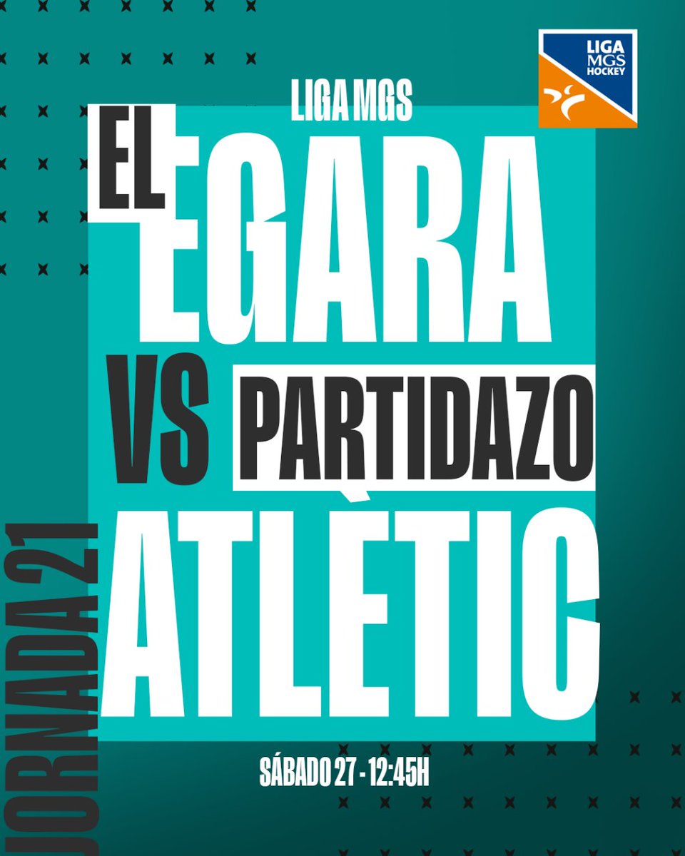 rfe_hockey's tweet photo. ‼️ #PartidazoMGS y #PartidazoIberdrola ‼️
📆 Jornada 21- 27.05.23
🆚 @clubegara - @AtleticTerrassa
🆚 @UDTaburiente - @clubegara
🏆 #LigaMGS 🤜🤛 #LigaIberdrola
Consulta los horarios del resto de jornada 👉
#HockeyEspaña | @iberdrola | @mgs_seguros https://t.co/rHYqWZZtgC