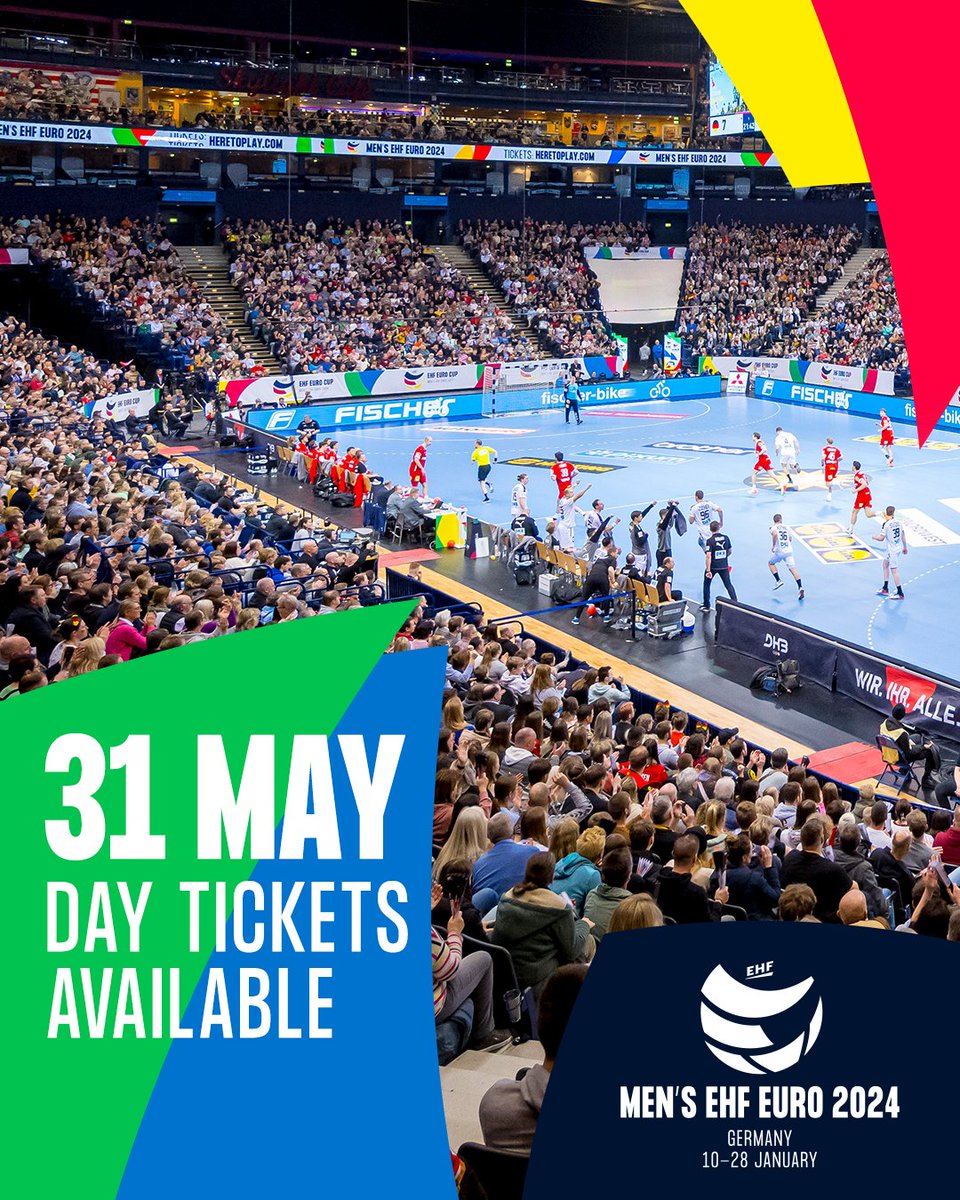 Get ready for the start of the day tickets sale 😎 #ehfeuro2024 

Read more: ehfeuro.eurohandball.com/news/en/day-ti…