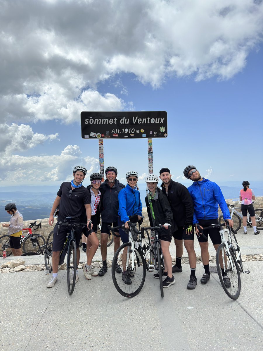 Ortho_Deck's tweet photo. Made it to the top of #MtVentoux with the fam! 4,000 foot climb today!
Happy 35th anniversary trip to my parents!!! My legs are dead but the views were worth it! https://t.co/LFU0mtovym