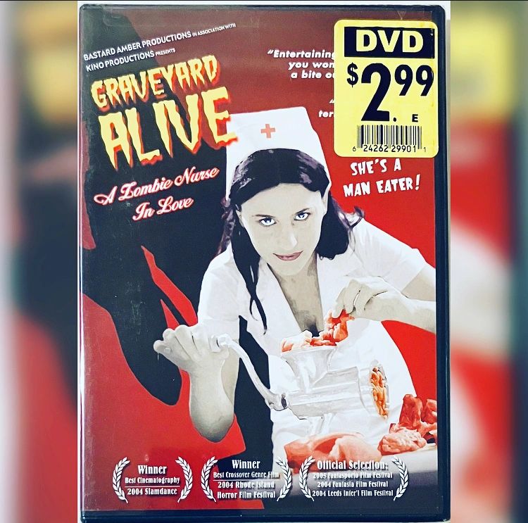 #NewArrival!! Graveyard Alive - A Zombie Nurse In Love (#DVD, 2006) #Horror B&W Brand NEW 

rareflicksplus.com/all-products/o…

#GraveyardAlive #Zombie #ZombieMovies #Zombies #2000s #2000shorror #dvds #raredvds #dvdstore #blackandwhite #blackandwhitehorror