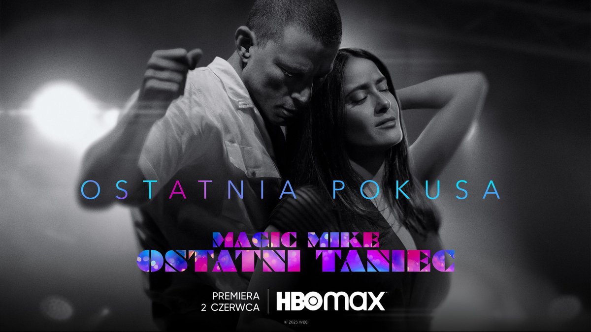 HBOMaxPoland's tweet photo. Ten ostatni taniec.
"Magic Mike: Ostatni taniec" zadebiutuje w HBO Max już 2 czerwca. 💜
#HBO #HBOMax #MagicMikeLastDance https://t.co/CNiV2nJ6dg