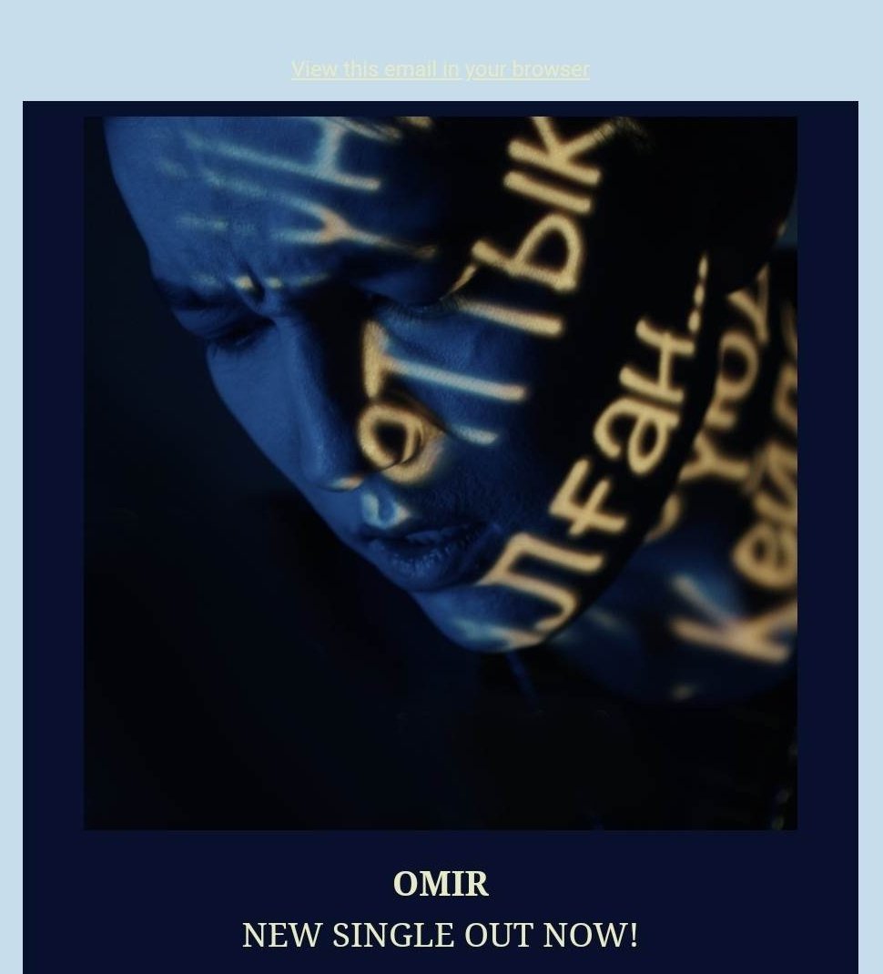 nikitaLila's tweet photo. Love letter time for #newmusicFRIDAY
Email from Dimash Qudaibergen 
Listen to the new track OMIR and watch the video on YouTube. 
Please like and listen to the playlist generated by Spotify "This is Dimash"
https://t.co/9eUf30mEWn

#Omir_Dimash #NewRelease #OutNow https://t.co/oIwexkD1JE