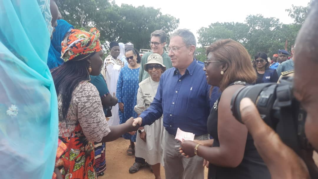 #Cameroun🇨🇲 

#HappeningNow

@WFP accueille @FRauCameroun

Son Excellence Thierry MARCHAND, Ambassadeur de France au Cameroun visite les projets du Programme Alimentaire Mondial dans la région de l'#Adamaoua 

#FaimZéro 
#ChangerLesVies 
#Partenariats