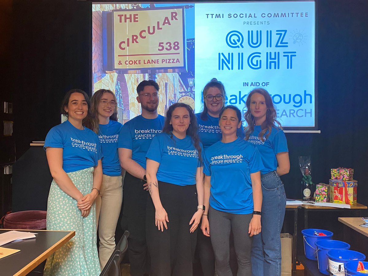 The @LBCAM_TCD Group was at @TCDTMI Quiz Night in aid of @BreakthroCancer on May the 25th at The Circular! @TCDRadTher #ThisIsTrinityMed @prinamea @mtuttyTCD @shubhrima_ghosh @Gave38662346 @tecla_simone99 @Amy_M_Kinsella @SiveMullen