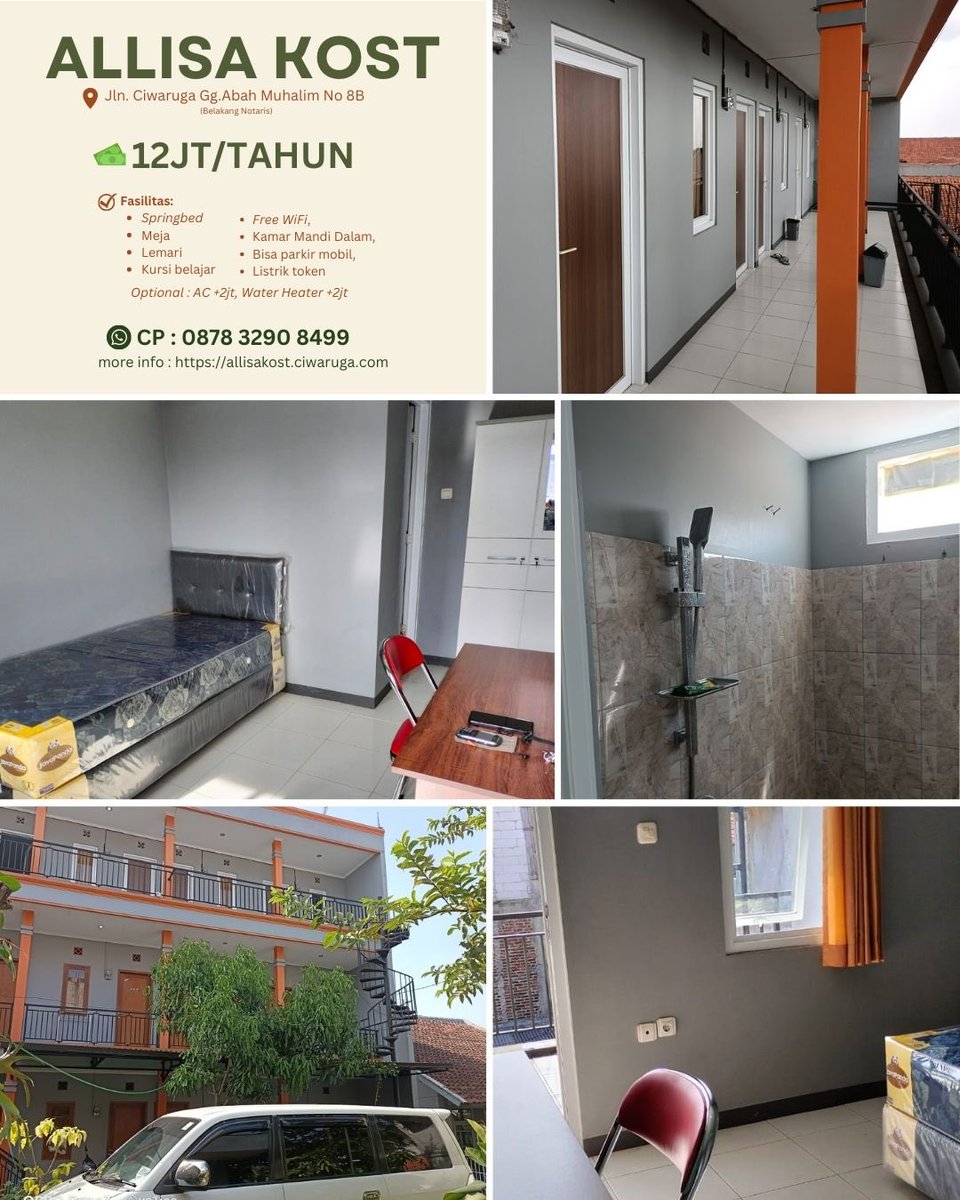 polbanfess's tweet photo. gaes info kos kosan di daerah ciwaruga nih. Udah free wifi + km dalam juga!

Kalau penasaran bisa langsung wa cp allisa kost nya ajaa yuk 💫 https://t.co/jAsafuj410