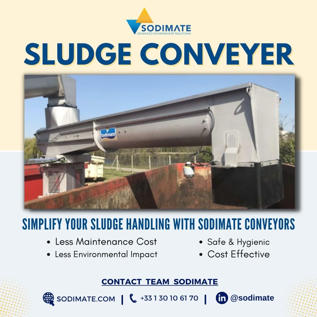 Sodimate has developed sludge handling systems by shaftless conveyors, In addition to the range of MBV sludge mixing units, lime discharge, and dosing units.
The conveyor CS is designed for your project. Contact Us!
Call: +(33)130106170 
bit.ly/427fLrZ
#sludgeconveyor