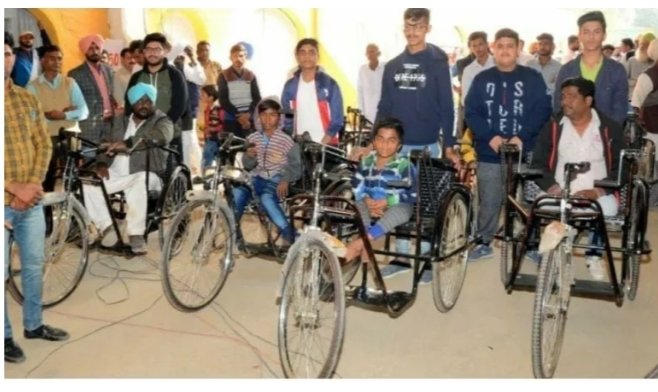 #CaringCompanion
Millions of take benefit from great initiative 'companion indeed' started by Saint Gurmeet Ram Rahim to Empower The Disabled persons.
Under which Dera Sacha Sauda volunteers distribute free wheelchairs ,
Callipers to physical challanged persons. #CaringCompanion