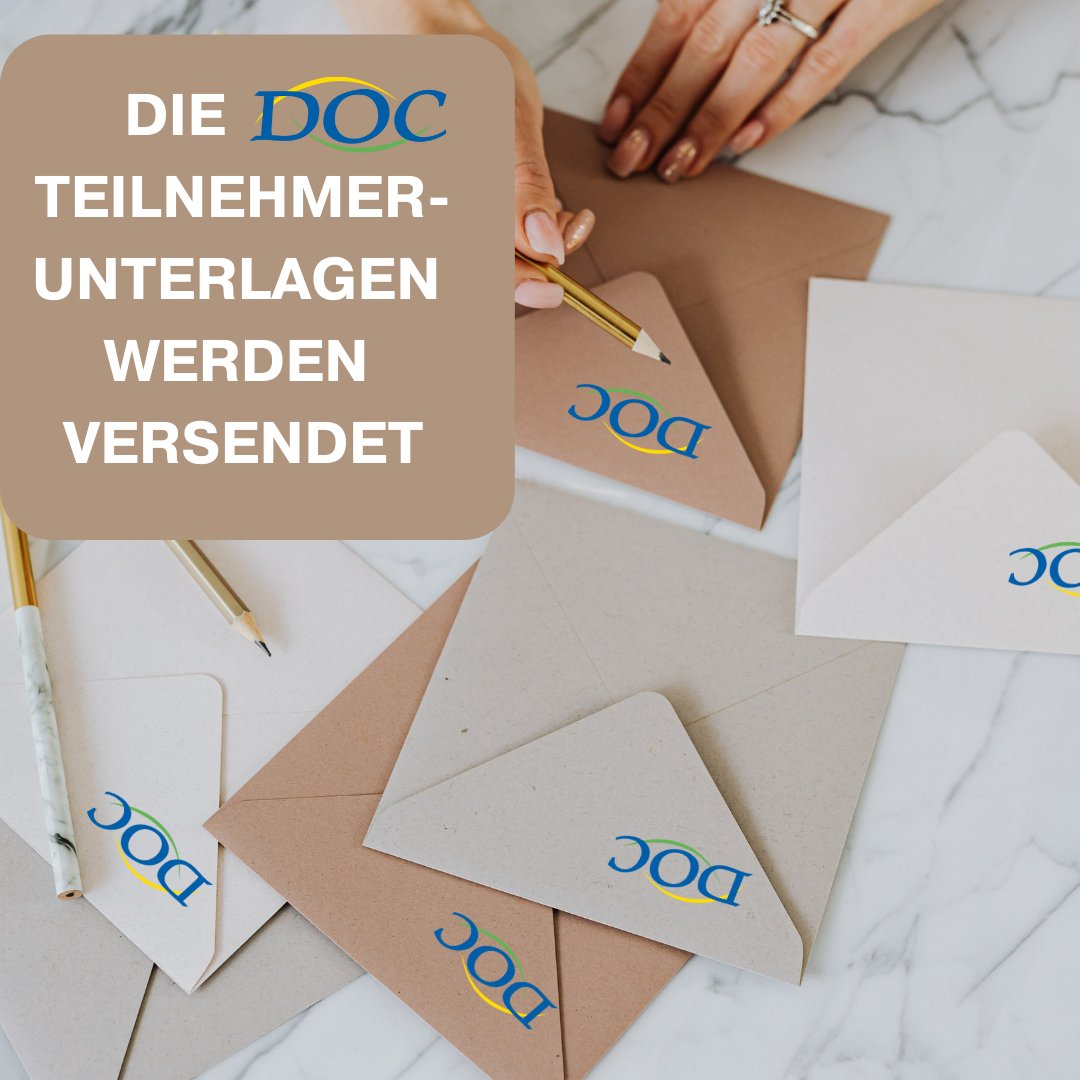 DOC2021x's tweet image. #doc #doc2023 #kongress #nuernberg #unterlagen #versand