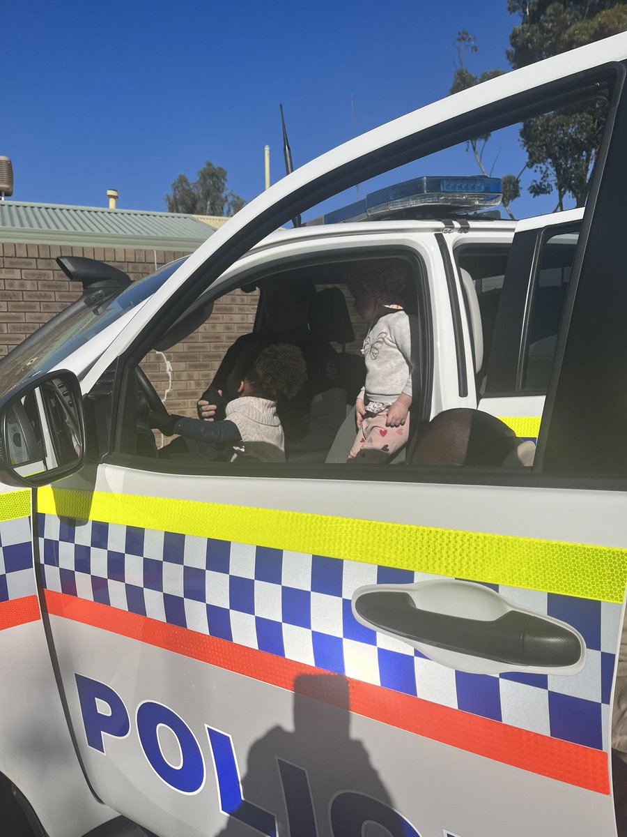 PingellyPol's tweet photo. Pingelly Day Care Centre we’re given a tour of the Pingelly Police Station today and had a fantastic morning exploring the Police Vehicle.  Sure there are some star future recruits . #fb https://t.co/OnPaI0TkkV
