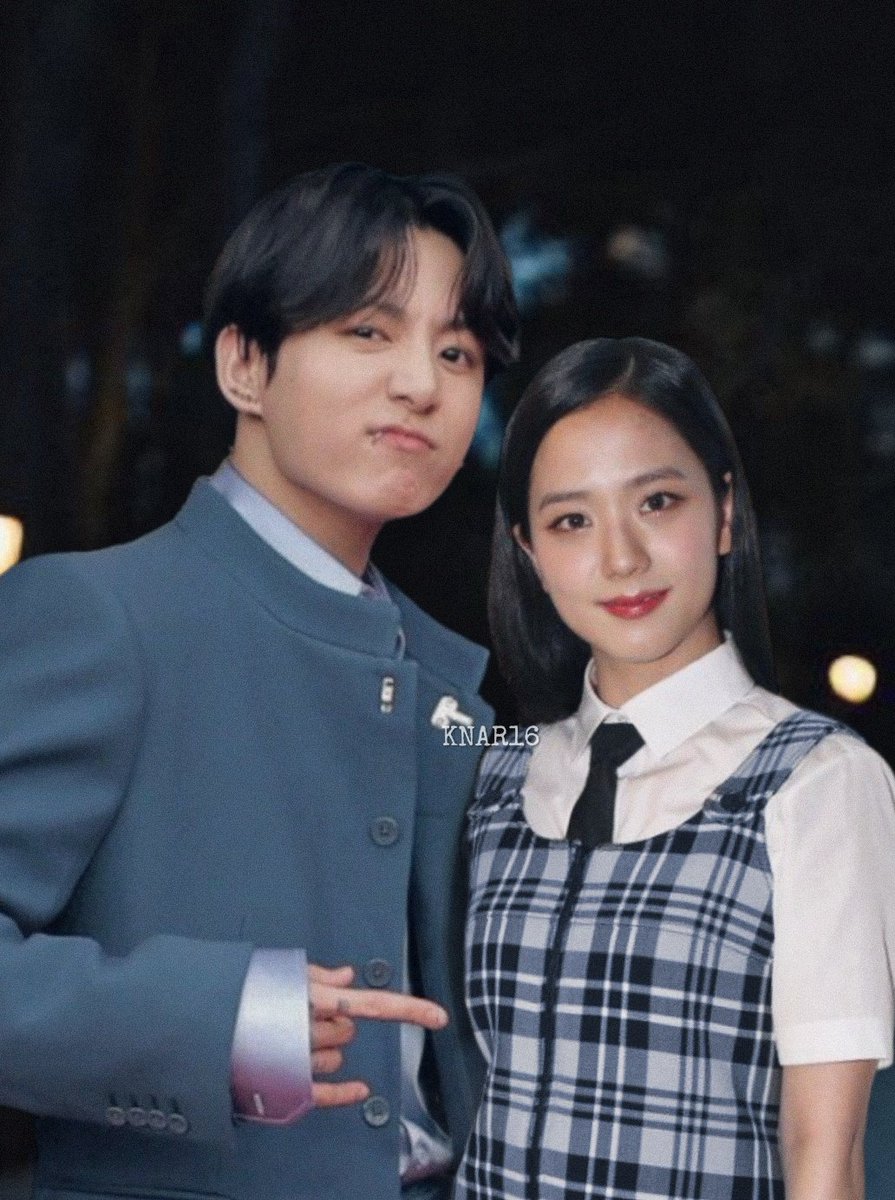 knar__16's tweet photo. Hi to my bias of BTS Jeon Jungkook and my bias of BLACKPINK Kim Jisoo
#SooKook one frame ๐ค๐๐๐
#BTS #BLACKPINK #BANGPINK
#Jungkook #Jisoo #SOOKOOK https://t.co/KLlQ5k3kfz